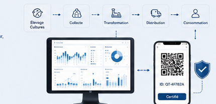 AgriTrace dashboard